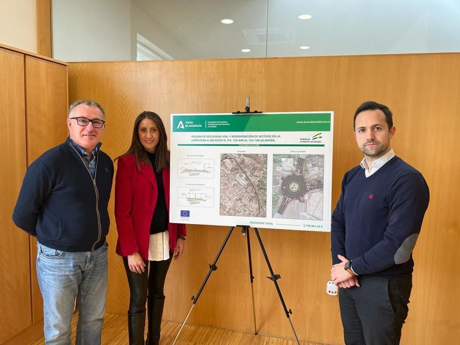 El alcalde de Alhama y la delegada de Fomento han conocido el proyecto a de actuación.