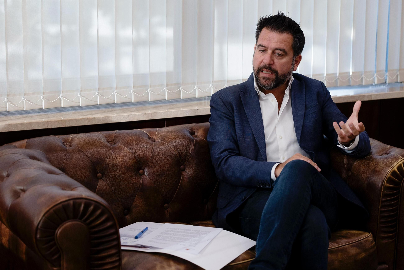 El delegado de Estado de la Zona Franca, Fran González.