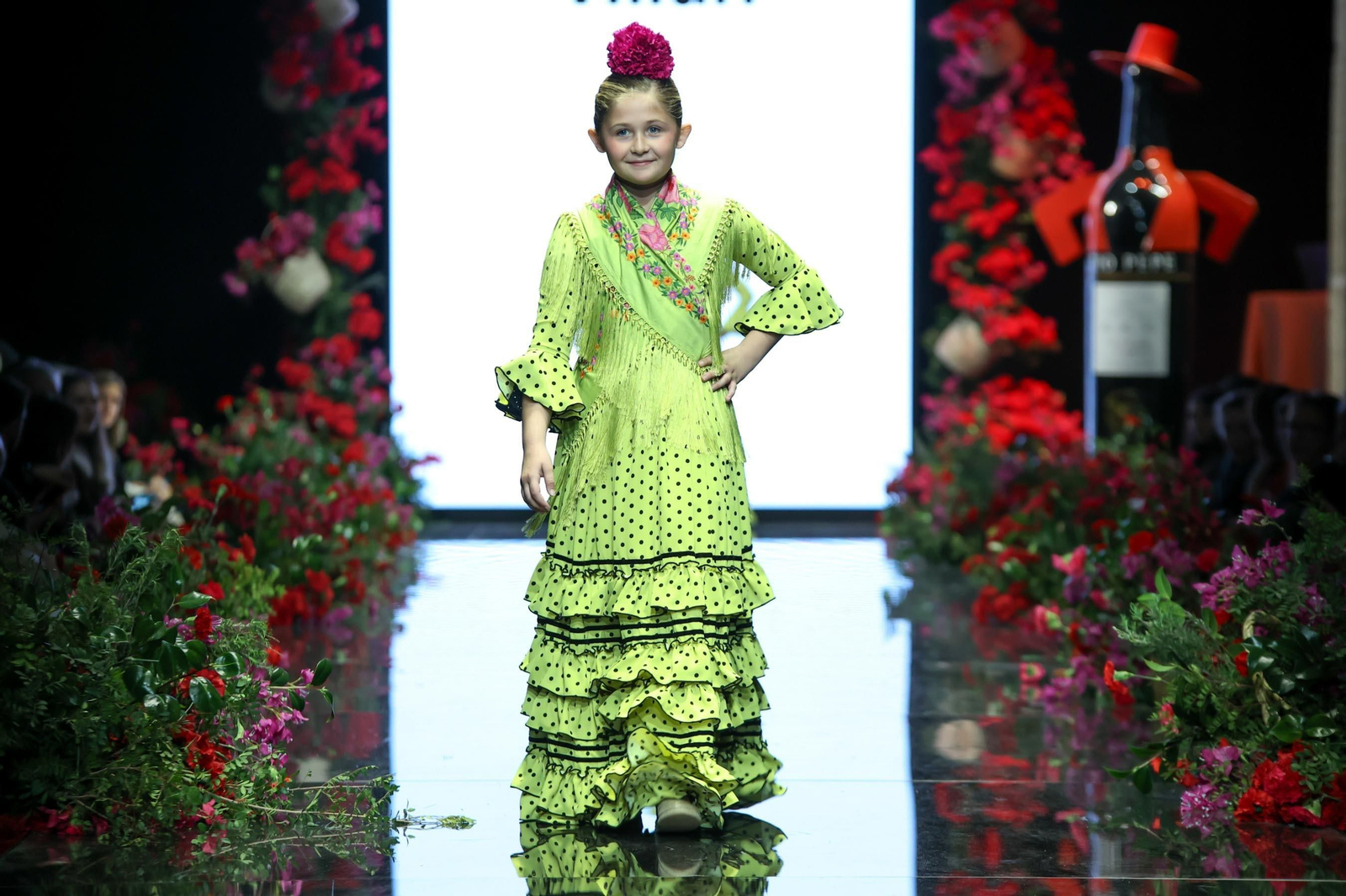 Desfile de Pilar Villar en la Pasarela Flamenca Tío Pepe Jerez 2024