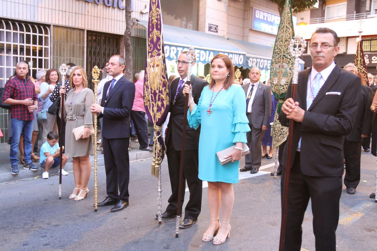 Procesión solemne de la Virgen de la Cinta.