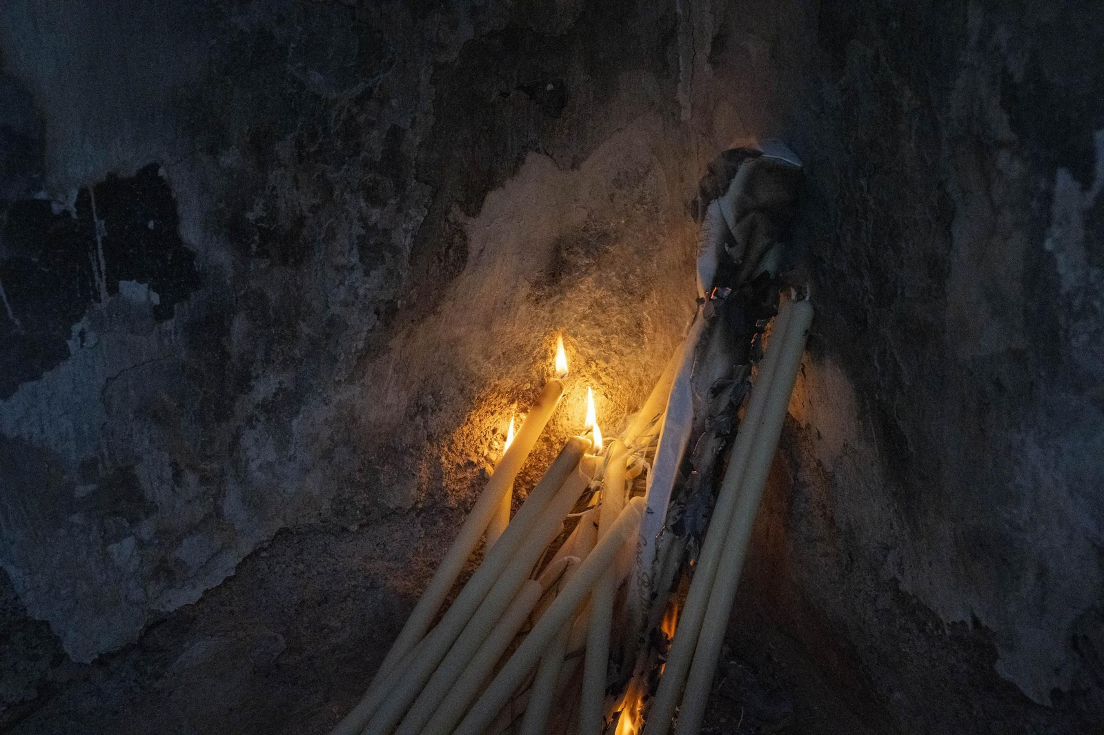 Las imágenes de la romería en Cuevas de Los Úbeda
