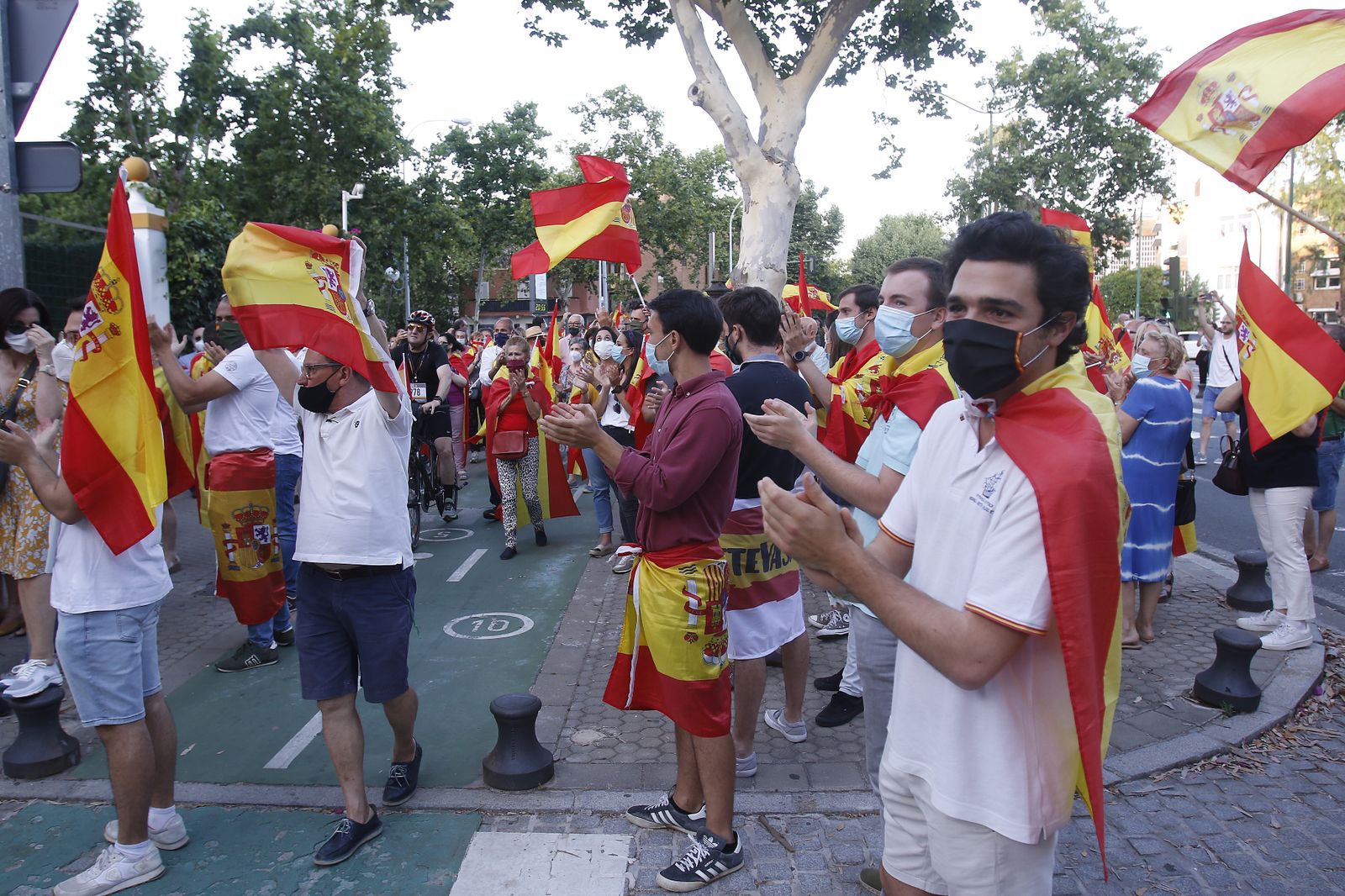 CONCENTRACION EN ERITAÑA EN FAVOR DE LA GUARDIA CIVIL