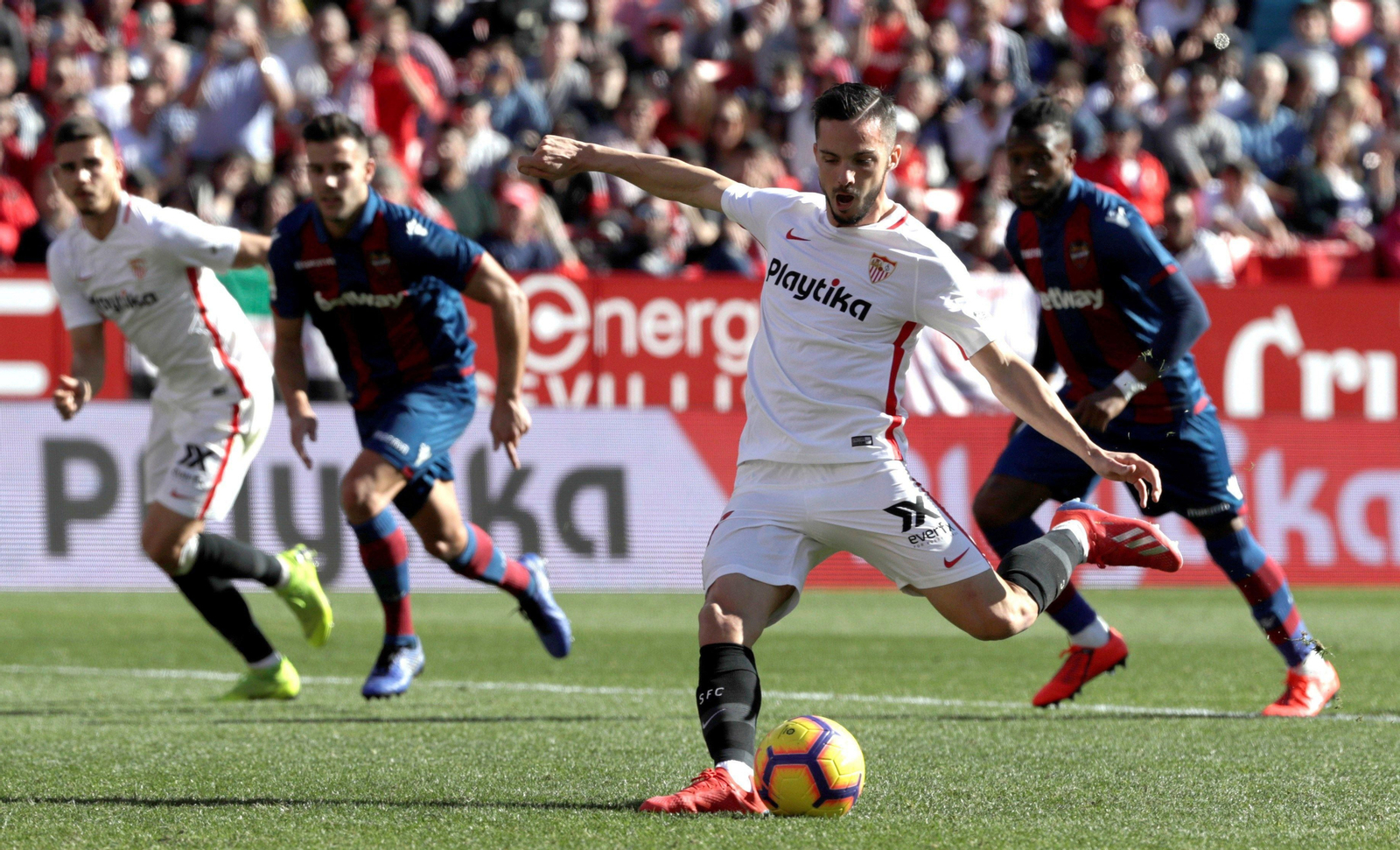 Sevilla-Levante en imágenes
