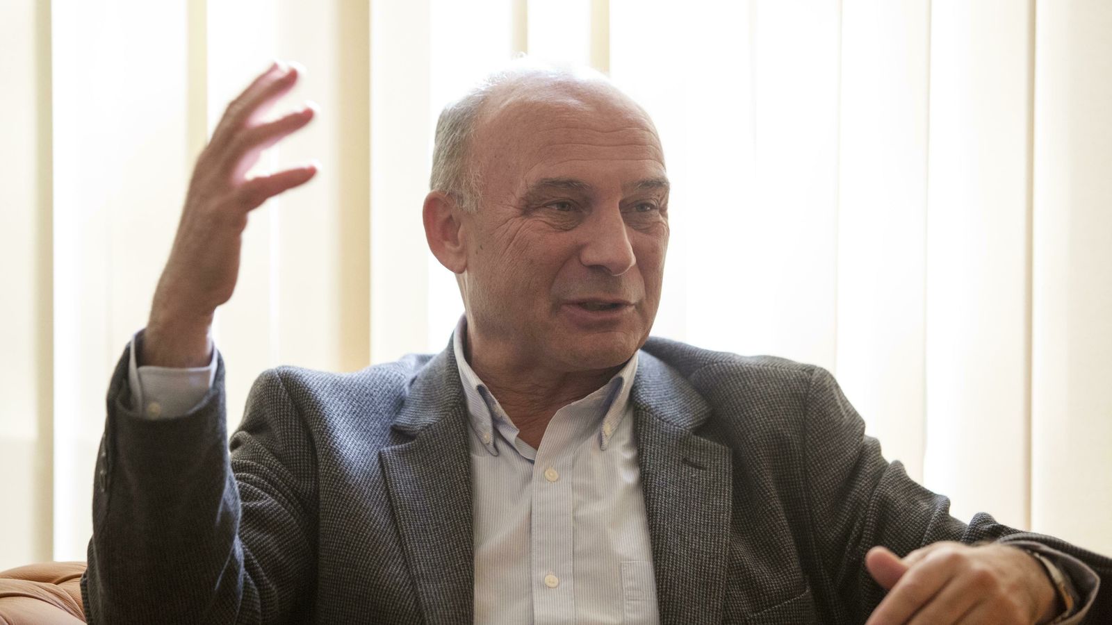 Rubio, en otro momento de la conversación.