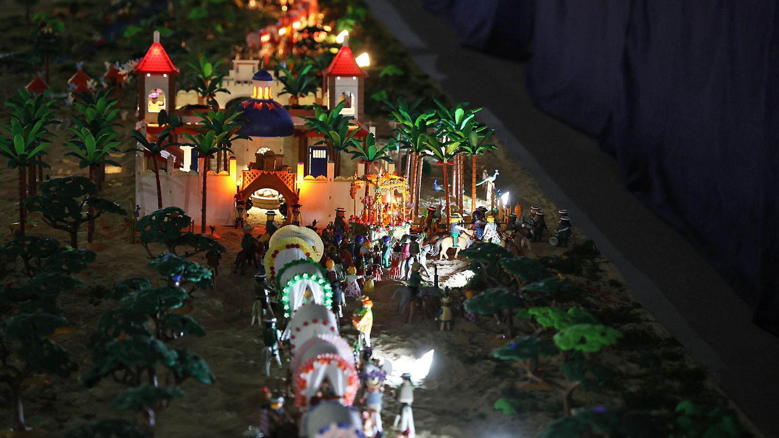 Imágenes del Belén de Playmobil más grande del mundo dedicado al Rocío