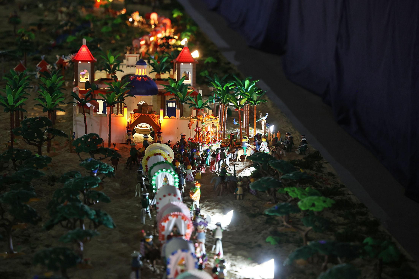 Imágenes del Belén de Playmobil más grande del mundo dedicado al Rocío