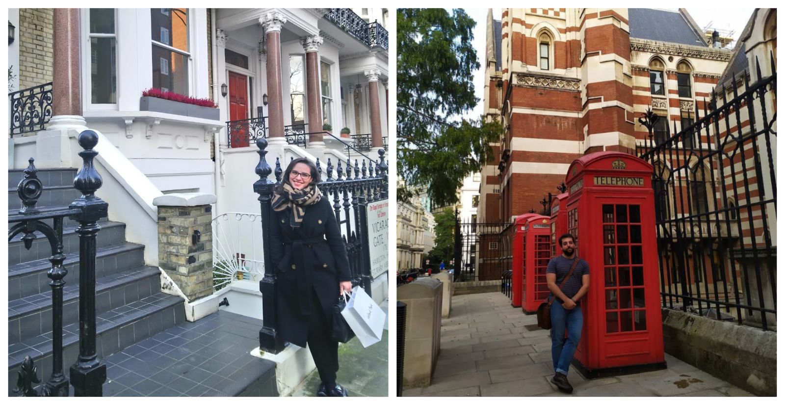 Beatriz García y Alfonso Sillero, cordobeses que viven en Londres.
