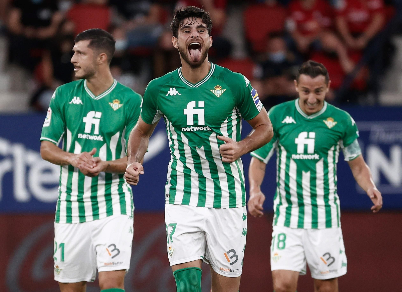 Las imágenes del Osasuna-Betis