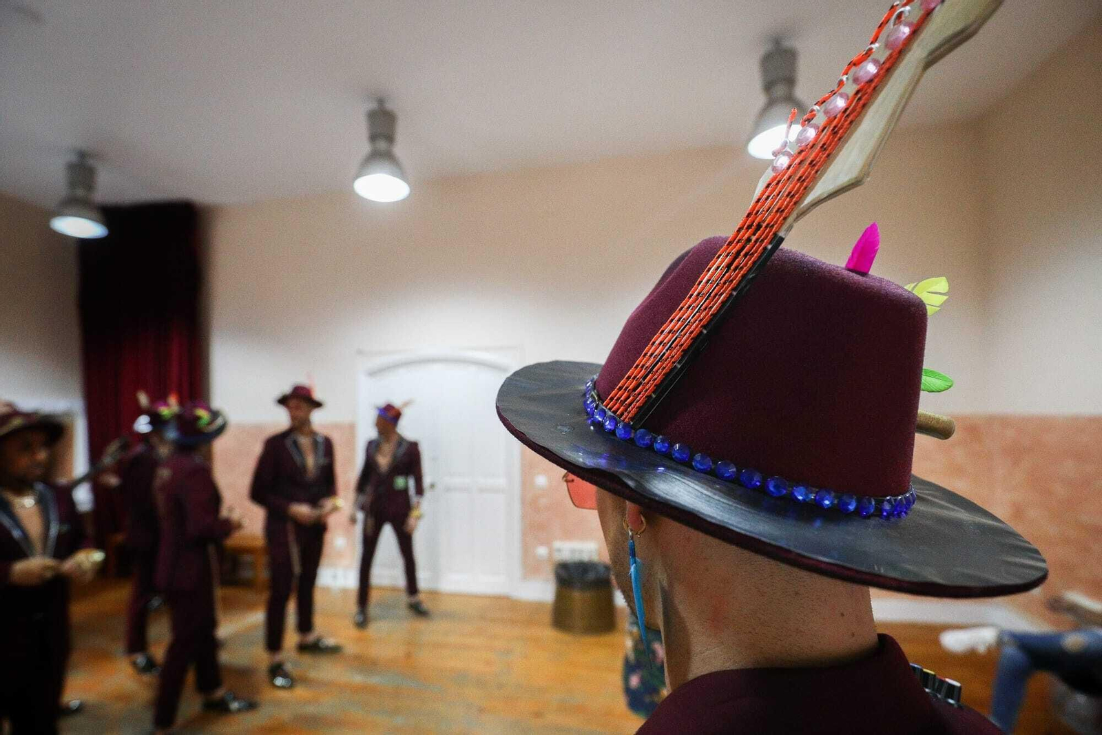 Ambiente en camerinos