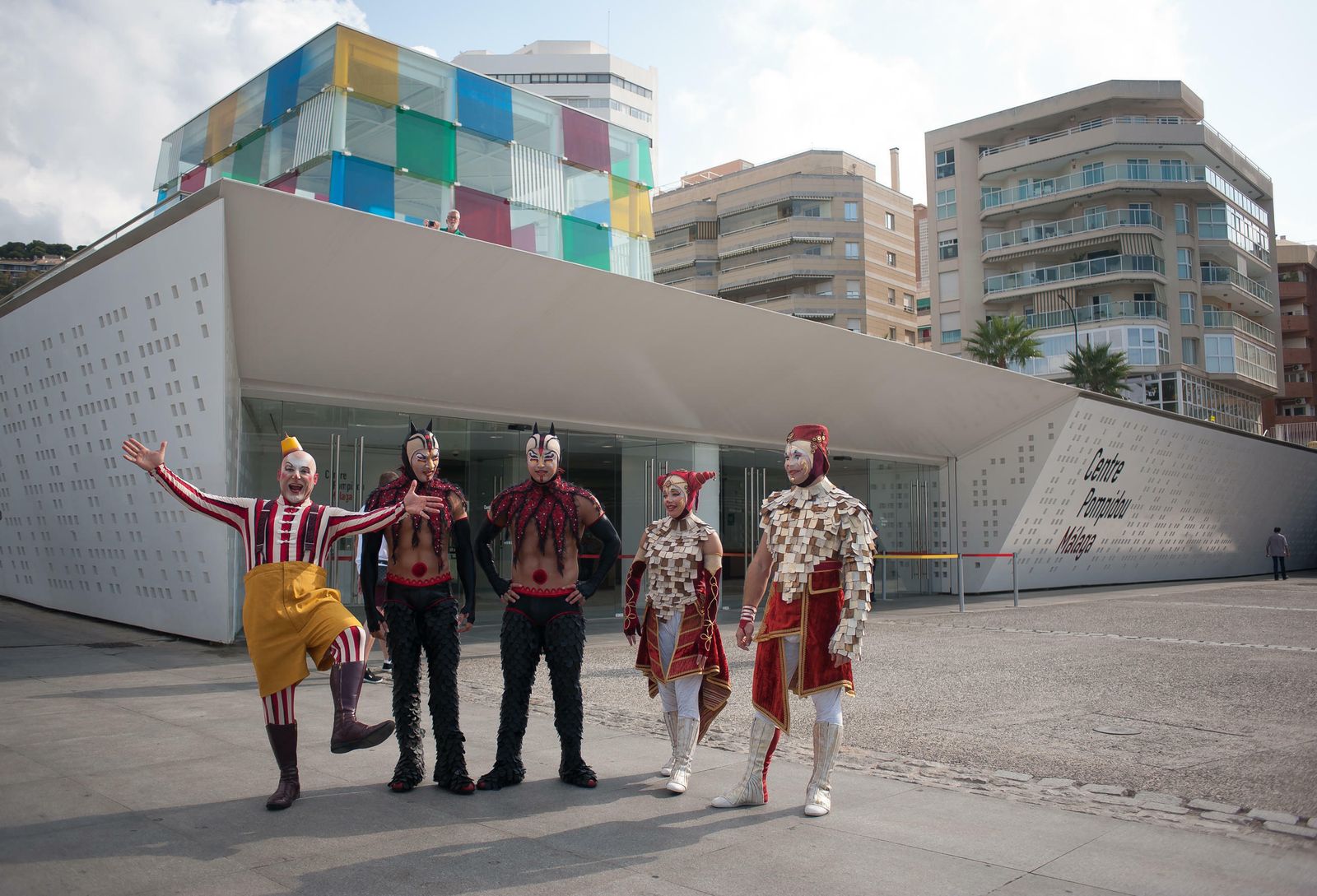 Presentación del espectáculo 'Kooza' del Circo del Sol en Málaga
