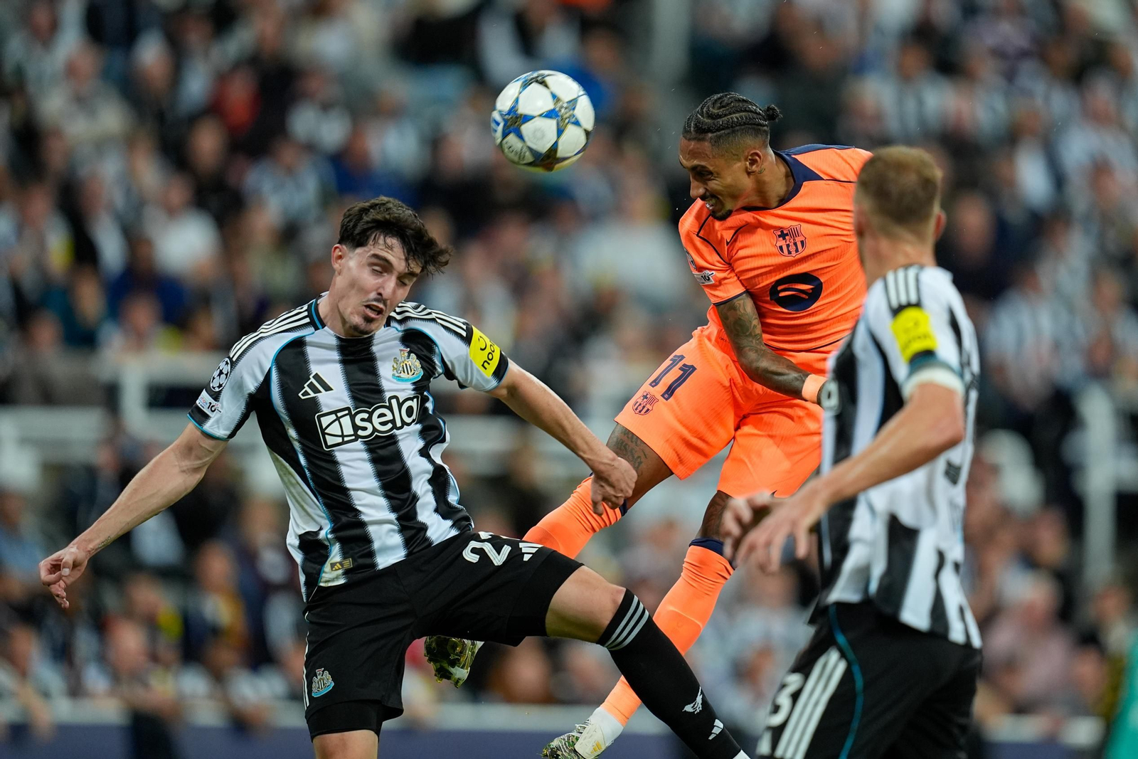 Las fotos del Newcastle-Barcelona