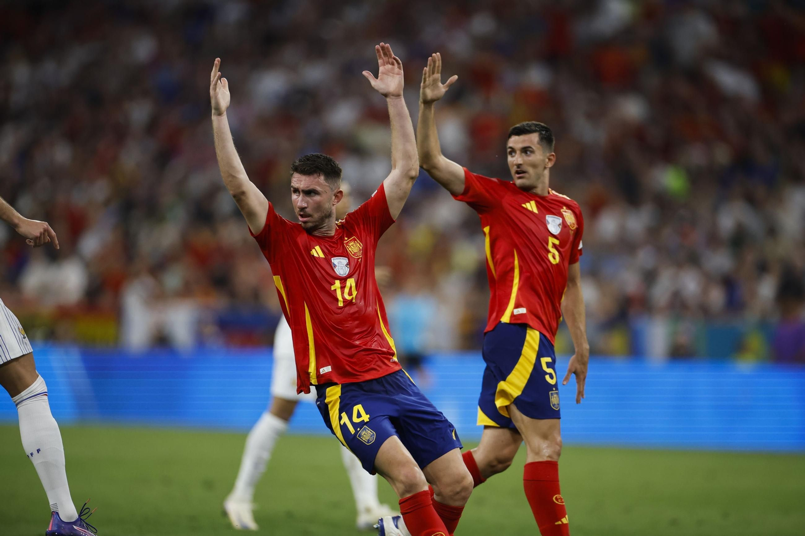Las mejores imágenes del España - Francia
