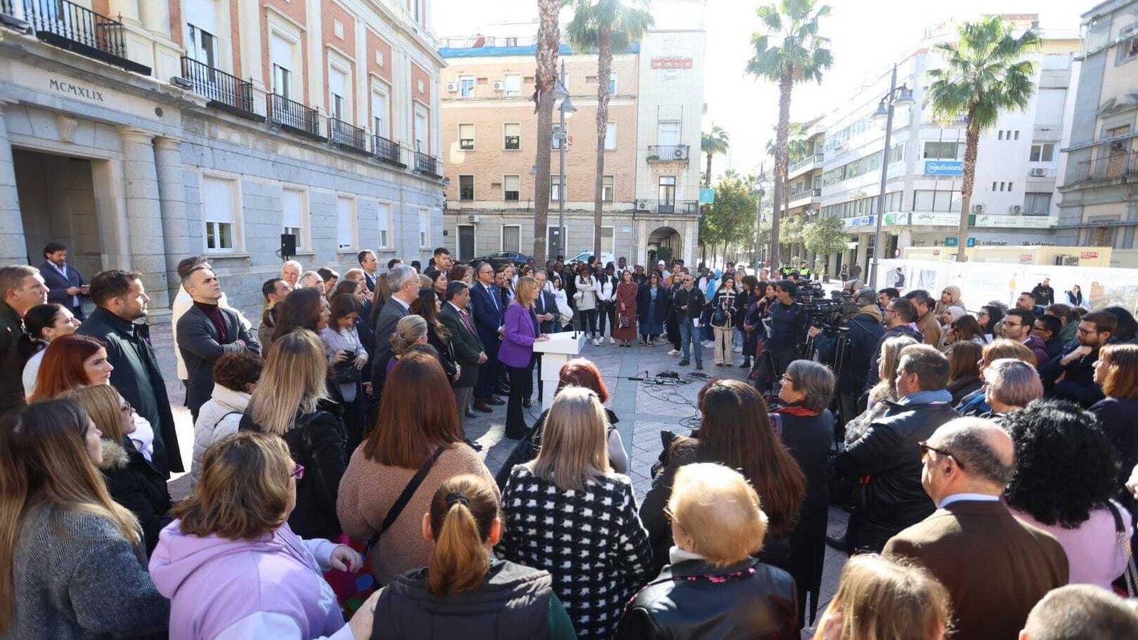 Lectura del manifiesto por el 8M este viernes en el Ayuntamiento de Huelva
