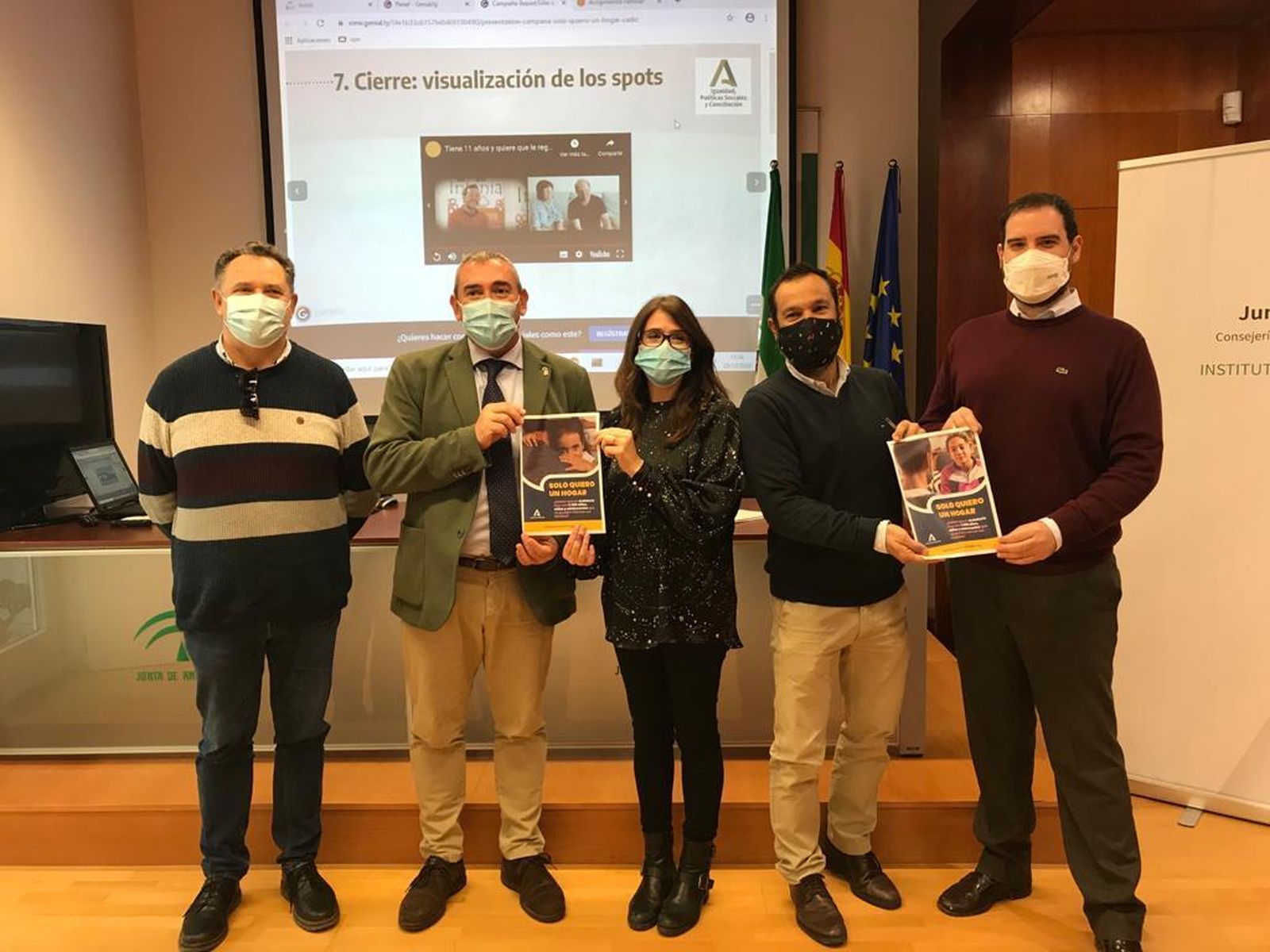 Presentación de la campaña de la Consejería de Igualdad, Políticas Sociales y Conciliación.