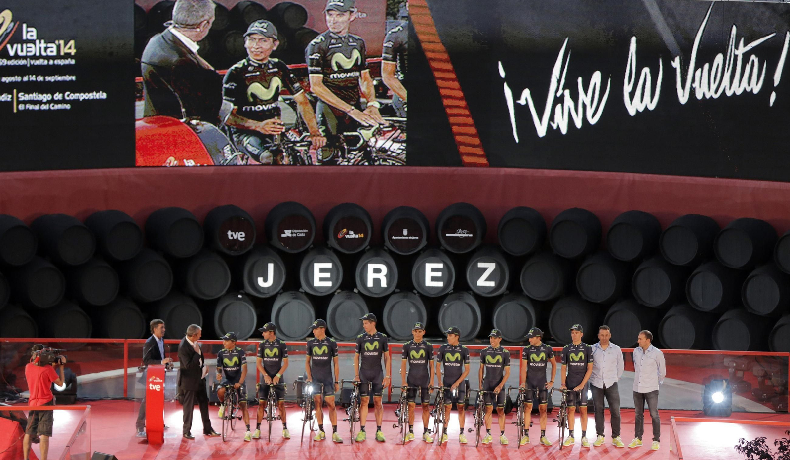 Jerez acogió la salida de la Vuelta a España en 2014.