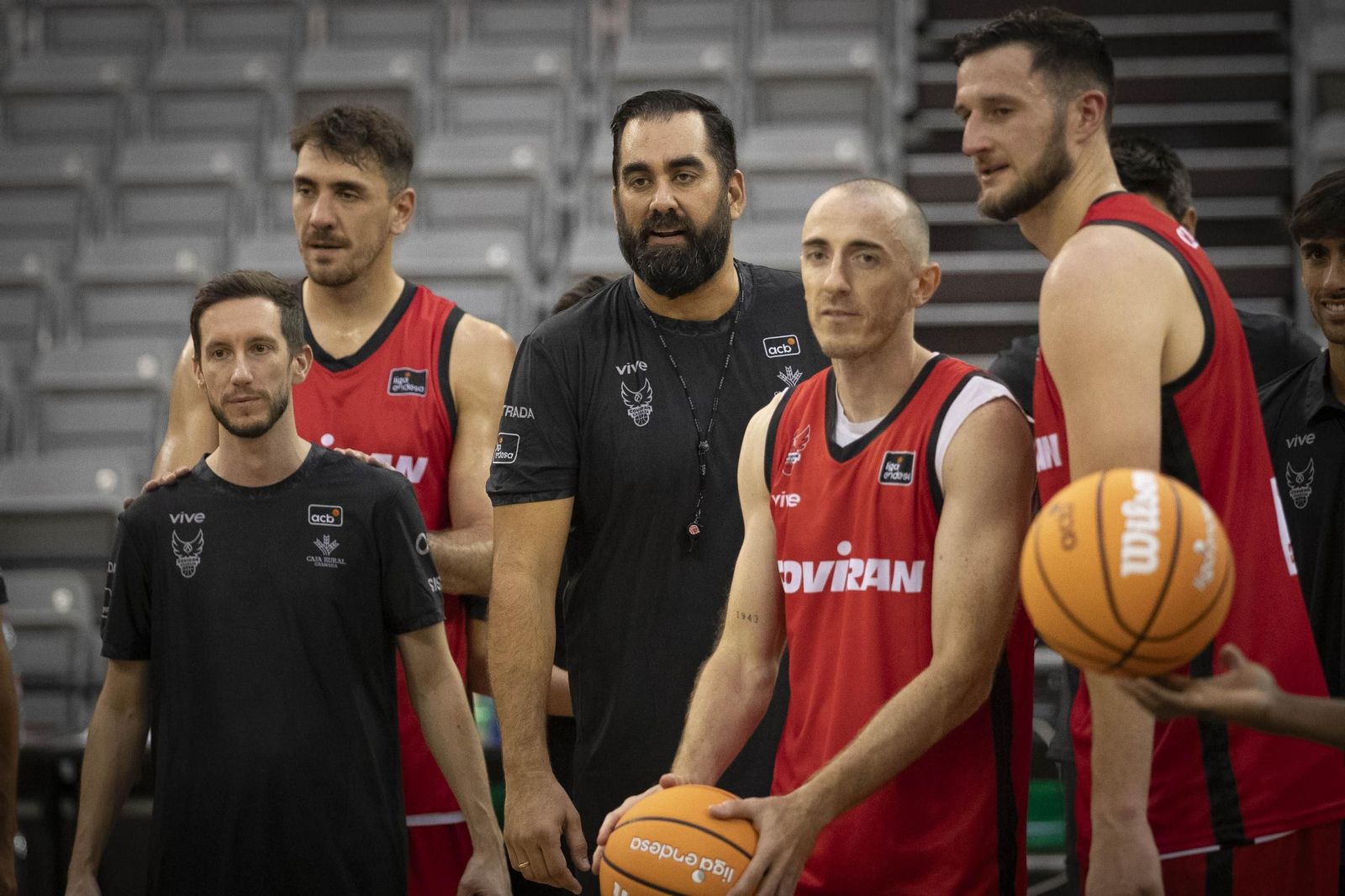 Las mejores imágenes del primer entrenamiento del Covirán Granada