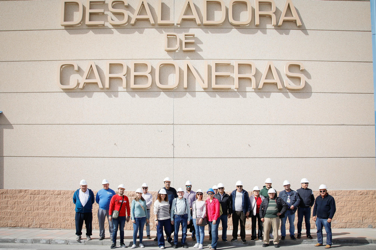 CUCN visita la desaladora de Carboneras y las balsas de Níjar