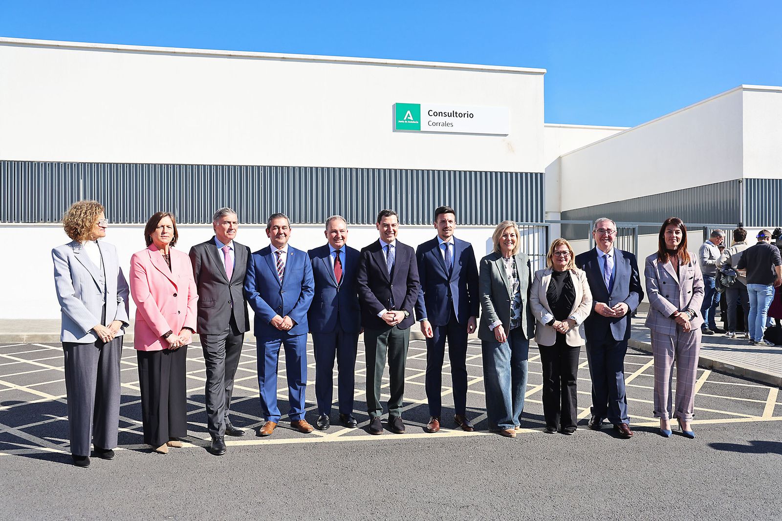 Las fotografías de la inauguración del consultorio de salud de Corrales.