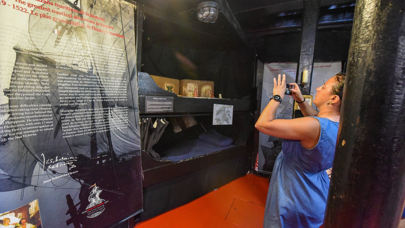 La Nao Victoria en el Puerto de Sotogrande, en imágenes