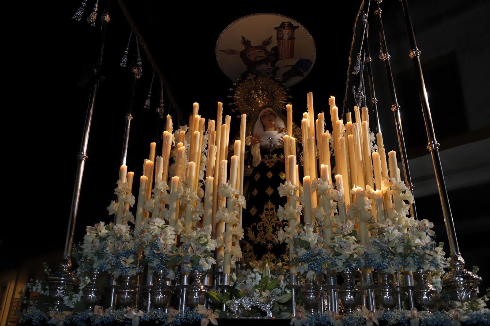 Miércoles Santo en Villanueva de Córdoba: La procesión del Santo Encuentro, en fotografías