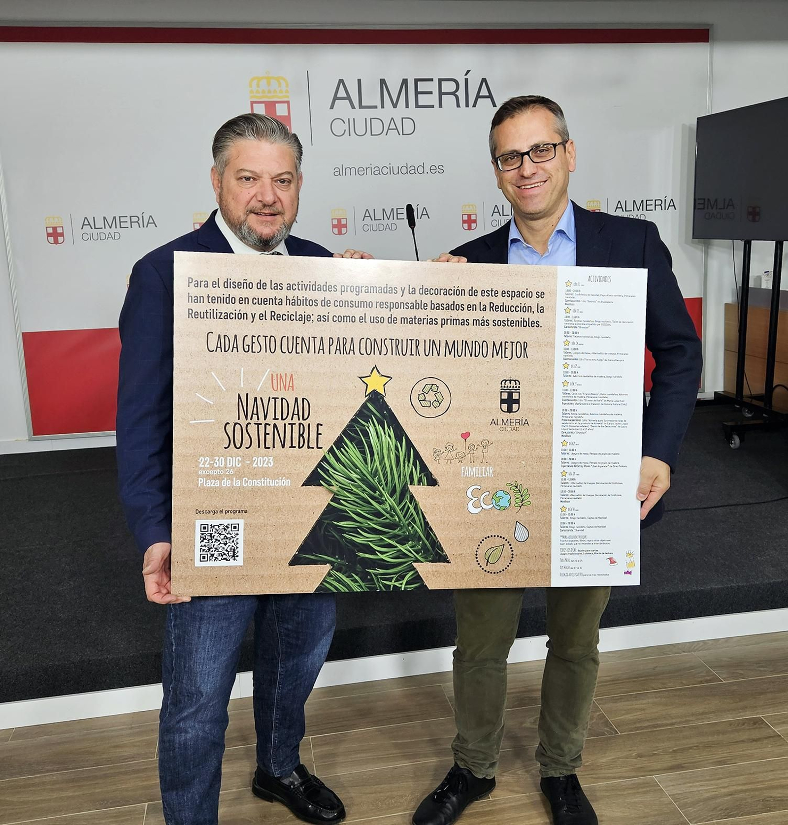 Los concejales Diego Cruz y Antonio Urdiales