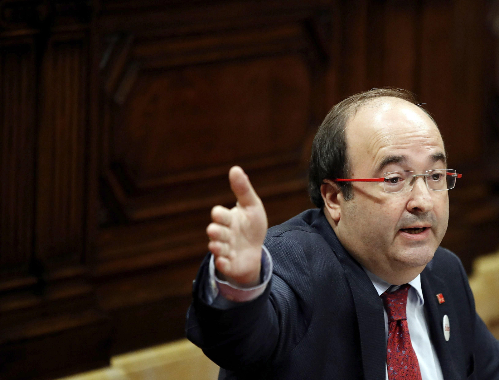 La declaración de la independencia catalana "en suspenso", en imágenes