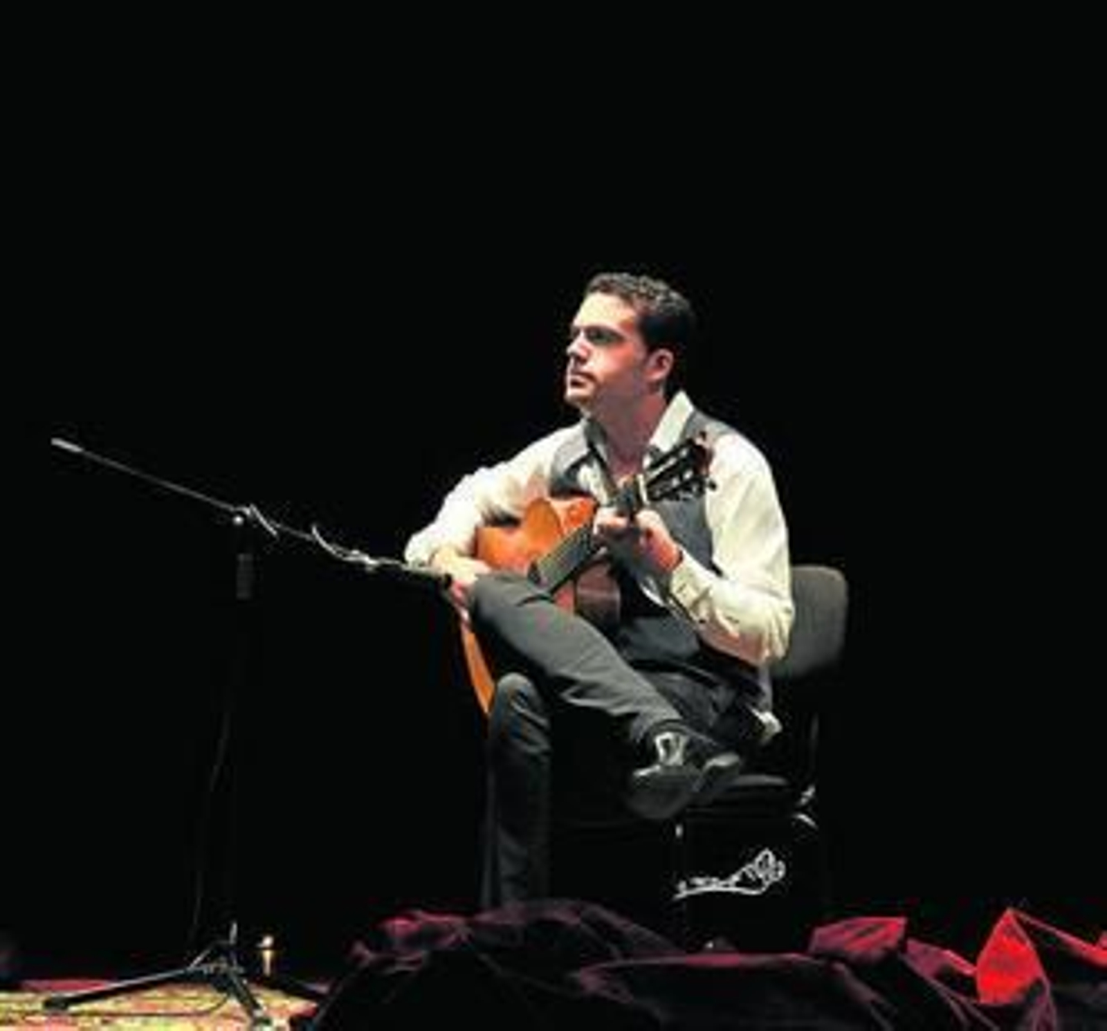 El joven guitarrista Marcelo Palanco.
