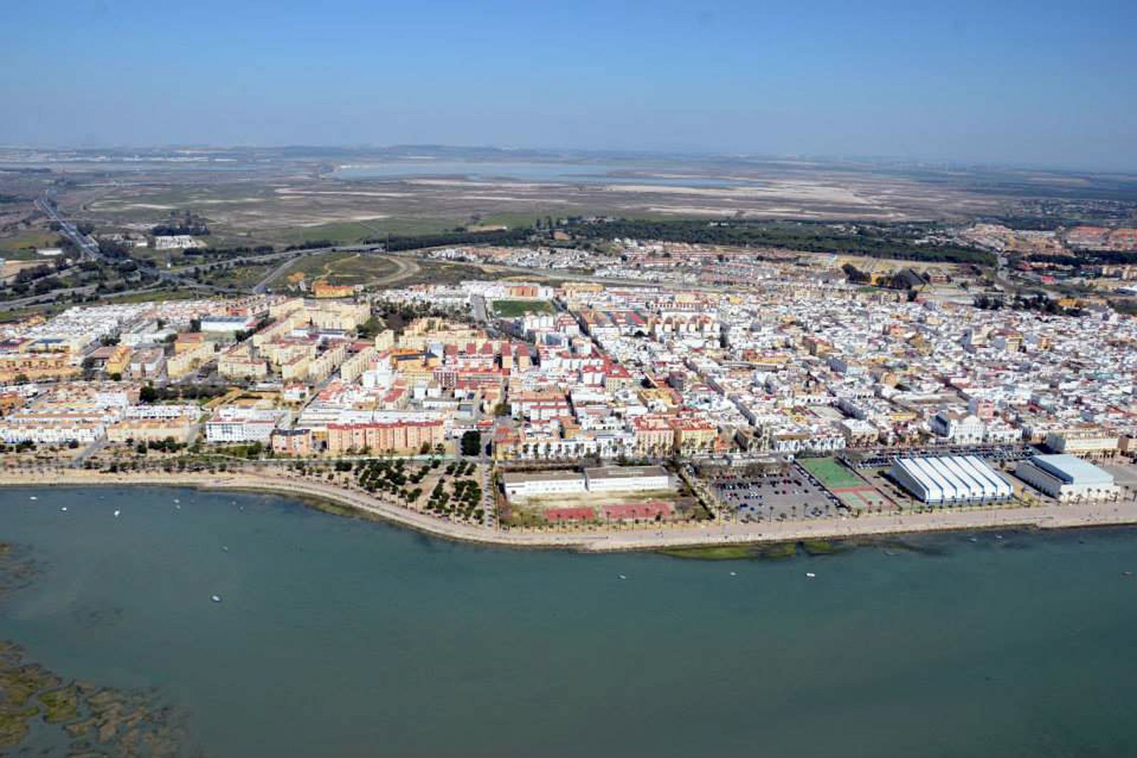 Una vista aérea de Puerto Real