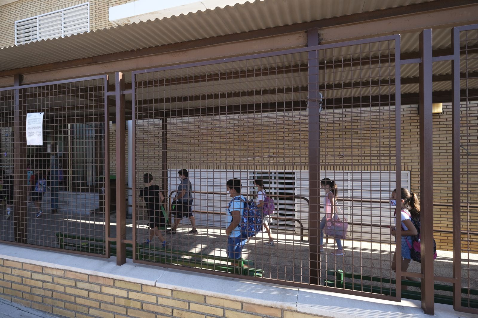 Primer día del curso escolar en Almería