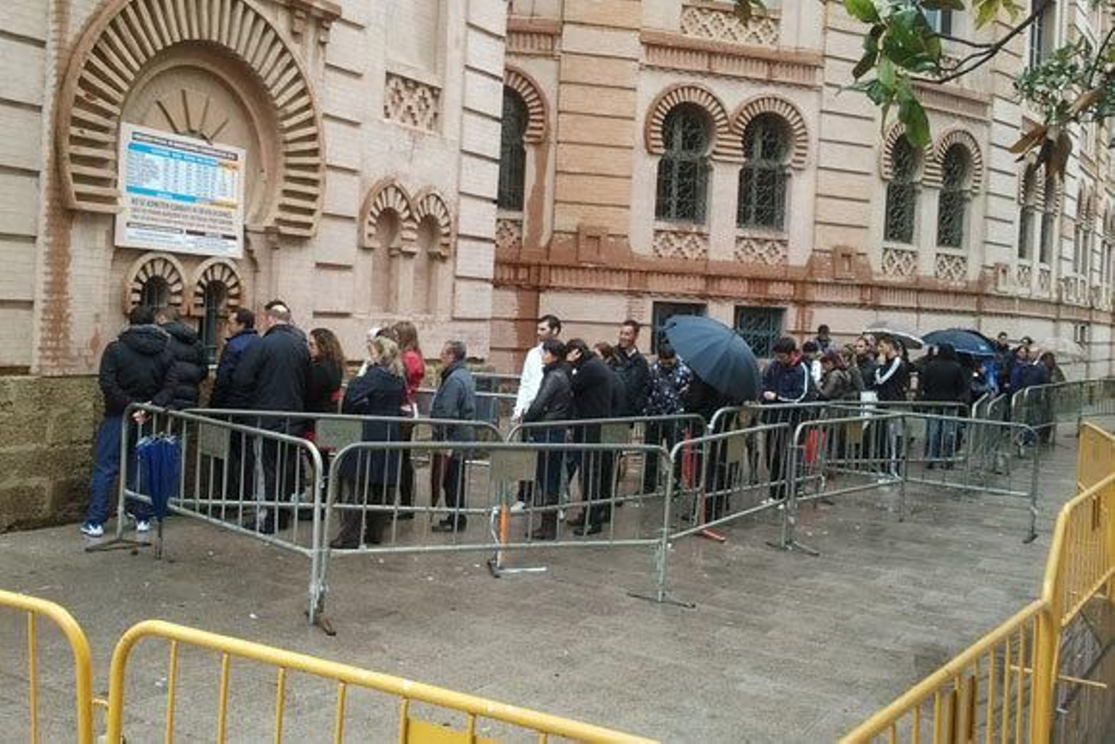 La lluvia frena el ritmo de venta en taquilla para cuartos y semifinales