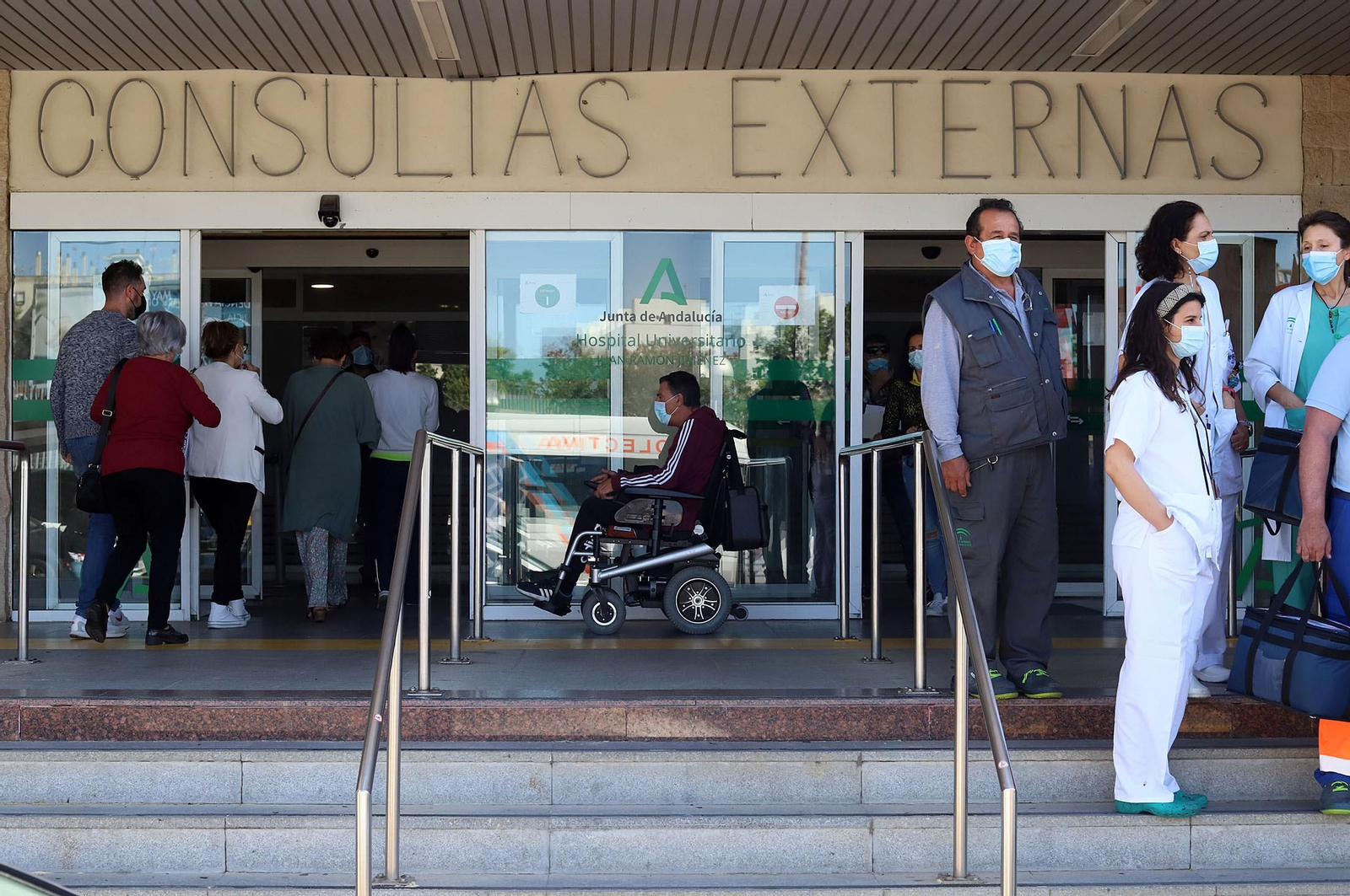 Consultas Externas del hospital Juan Ramón Jiménez esta semana.