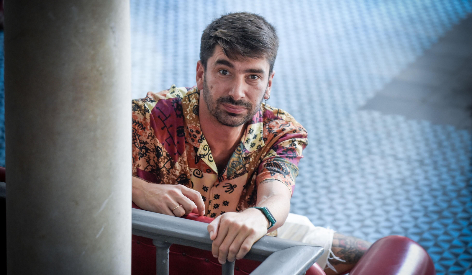 El poeta y narrador Abraham Guerrero Tenorio visitó el Bookstock, en Sevilla, hace unas semanas.