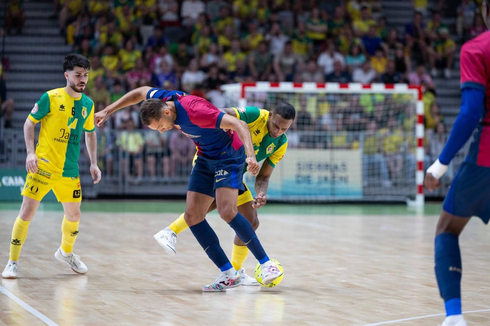 El triunfo del Barça ante el Jaén FS en el Olivo Arena