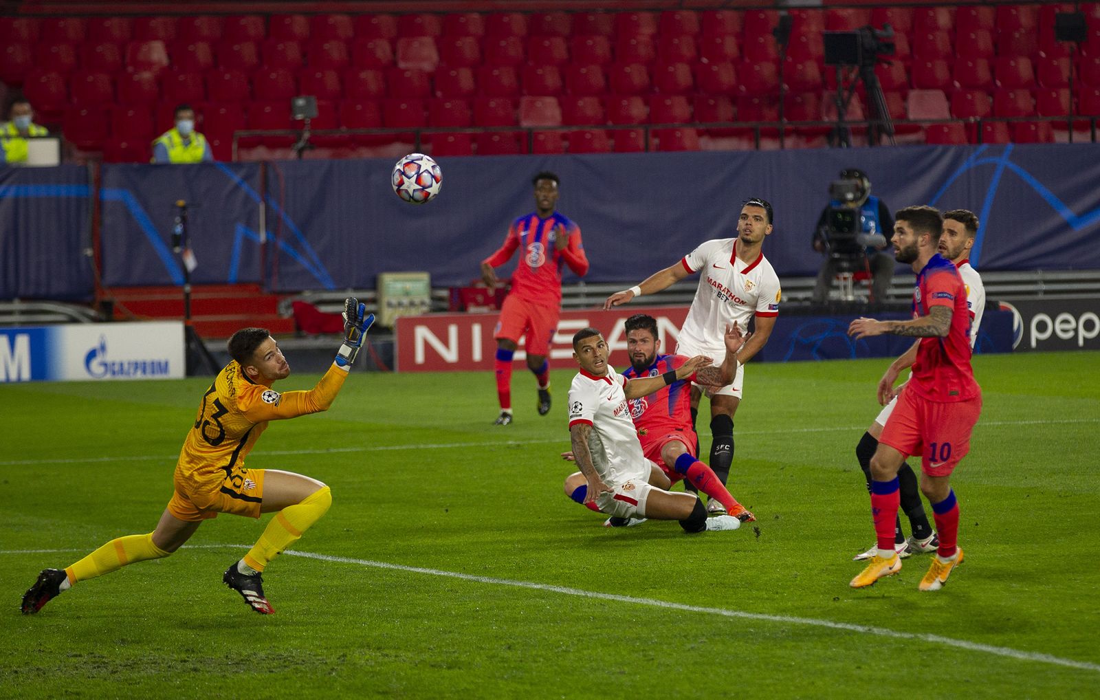 Las imágenes del Sevilla-Chelsea