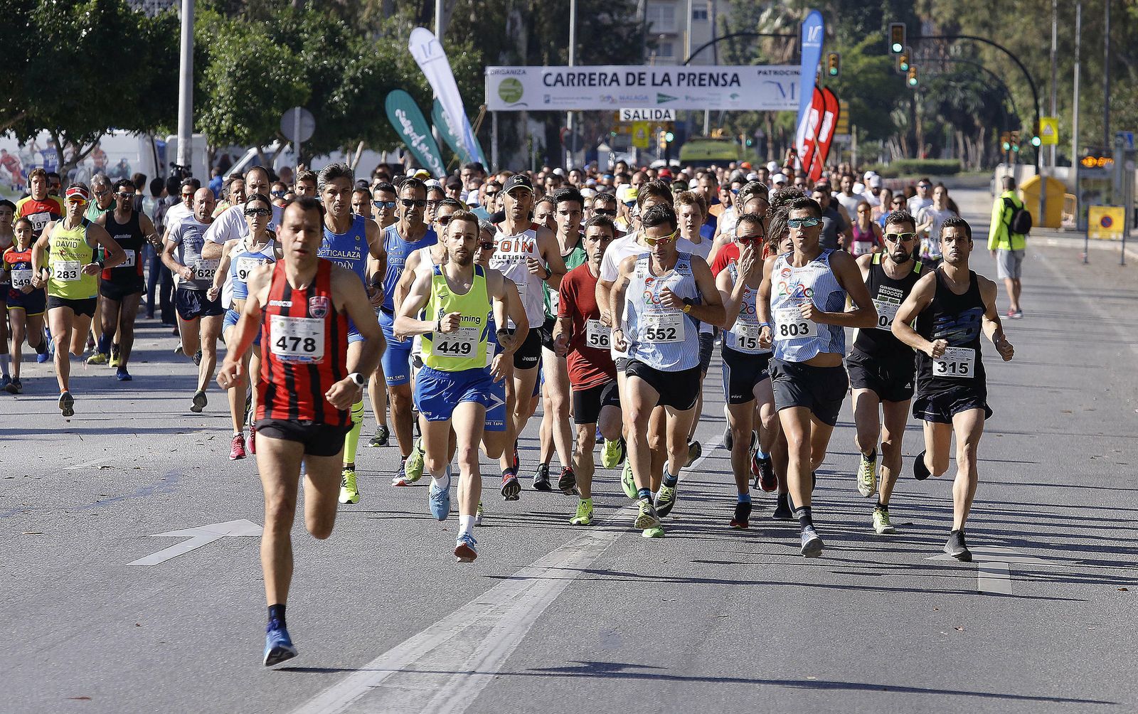 Las mejores fotografías de la Carrera de la Prensa de Málaga de 2019