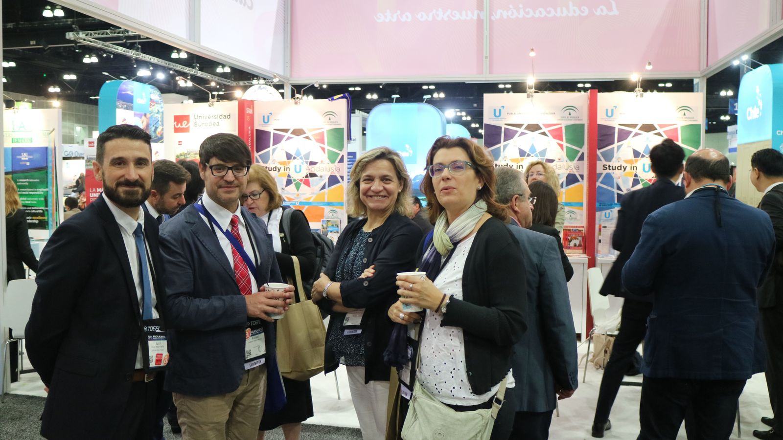La delegación andaluza, en Nafsa 2017