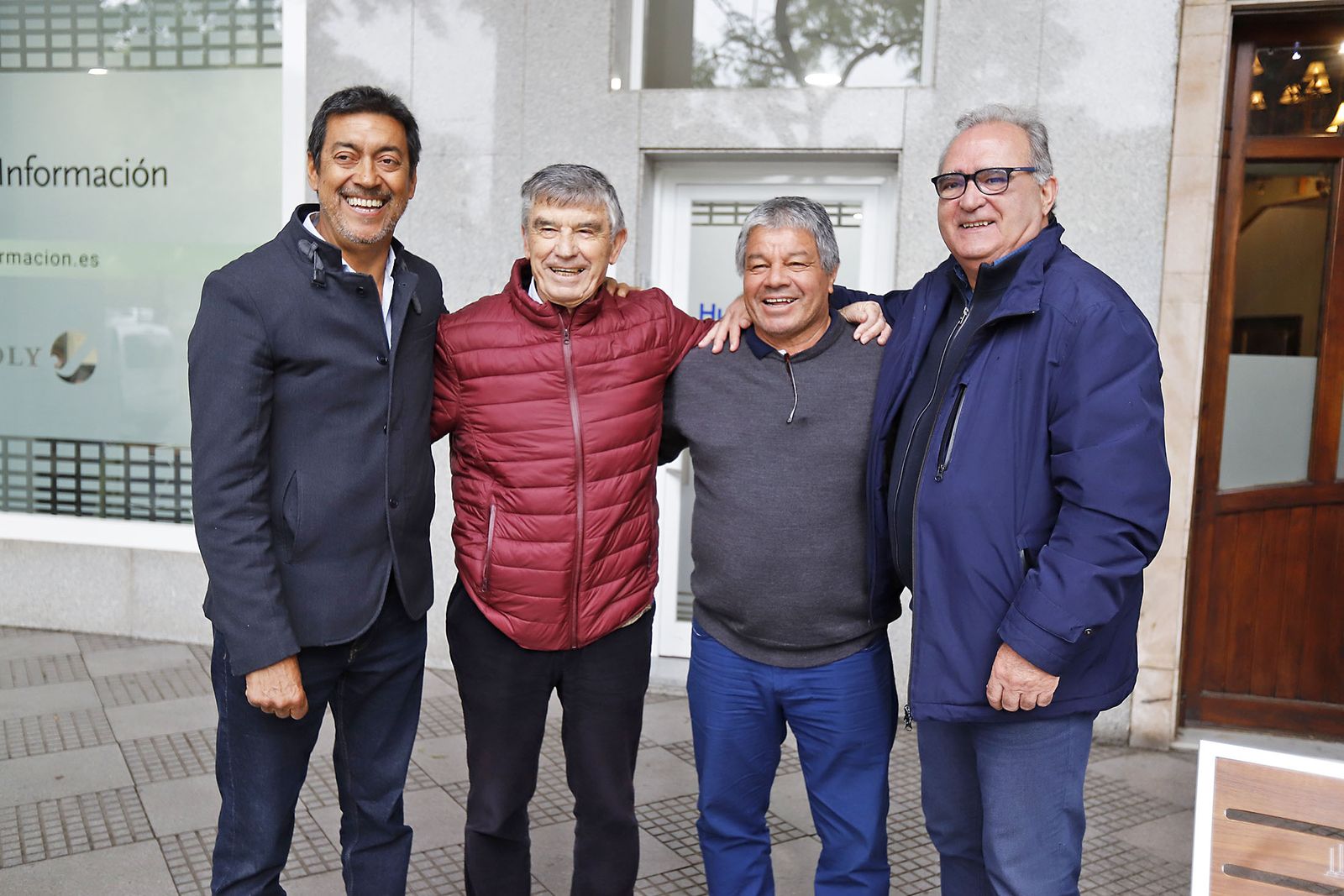 Imágenes de la emotiva visita de Luzardo y Alzugaray a Huelva Información