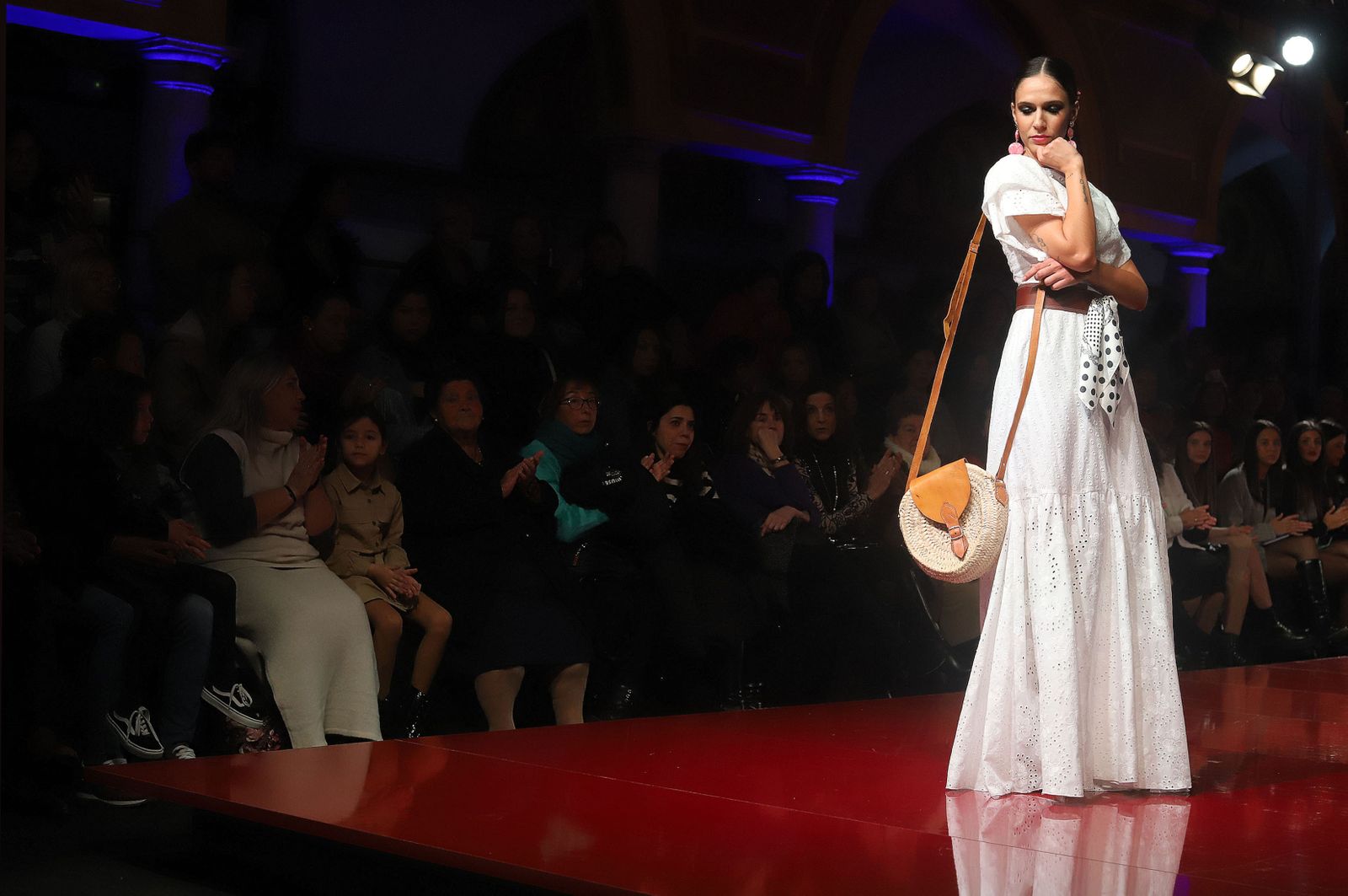 Huelva Flamenca 2023. Imágenes de la pasarela de moda flamenca de la modista Adelina Infante