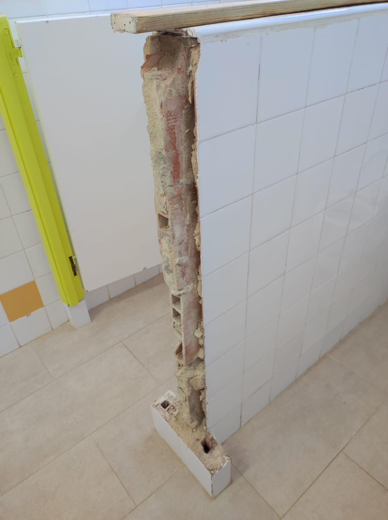 Quejas por el estado de los aseos del colegio Antonio Machado.