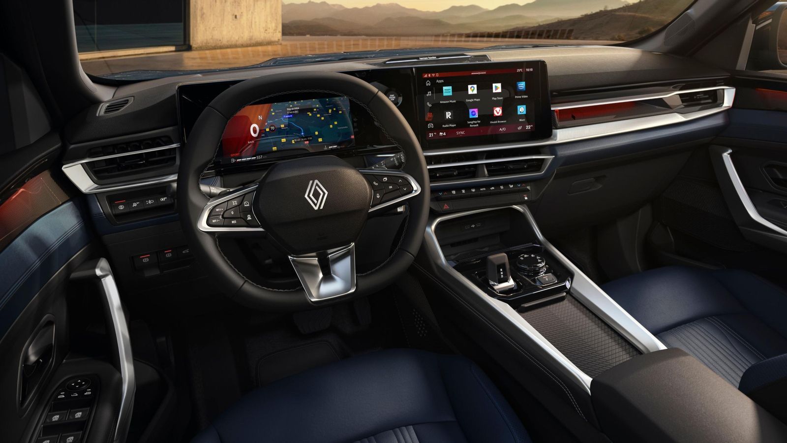 El salpicadero en poco o nada difiere del que usan algunos productos de la oferta de Renault conocida en Europa.