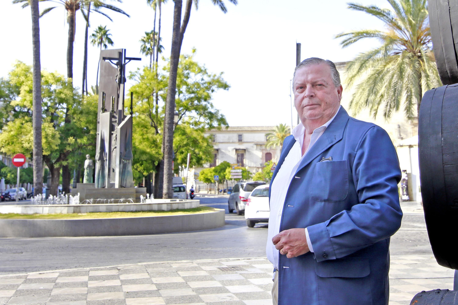 José Luis Sánchez es cofrade de la Candelaria y del Rosario de Capataces y Costaleros.