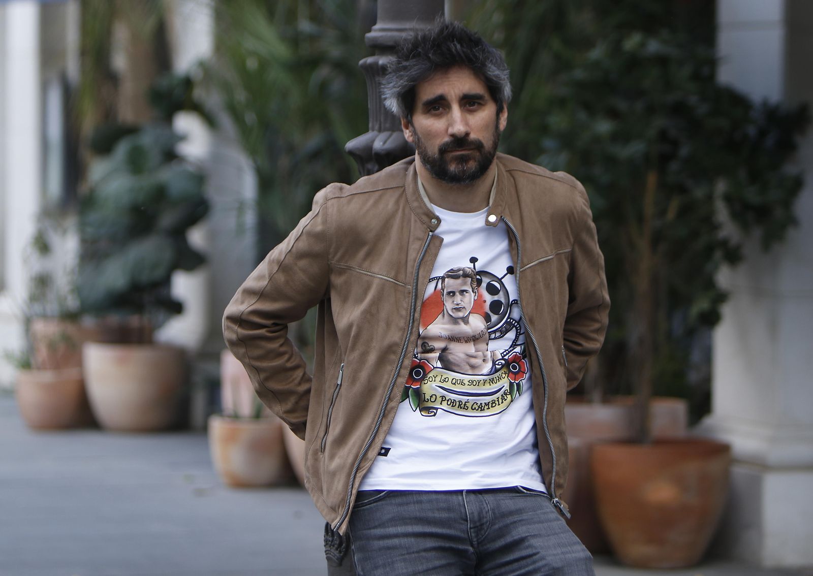 El escritor gallego Manel Loureiro, fotografiado en una visita anterior a Sevilla.