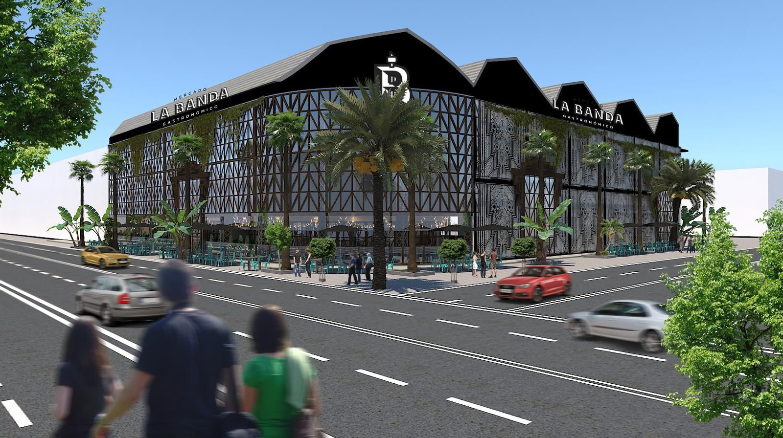 Las imágenes de cómo será el mercado gastronómico de Chiclana