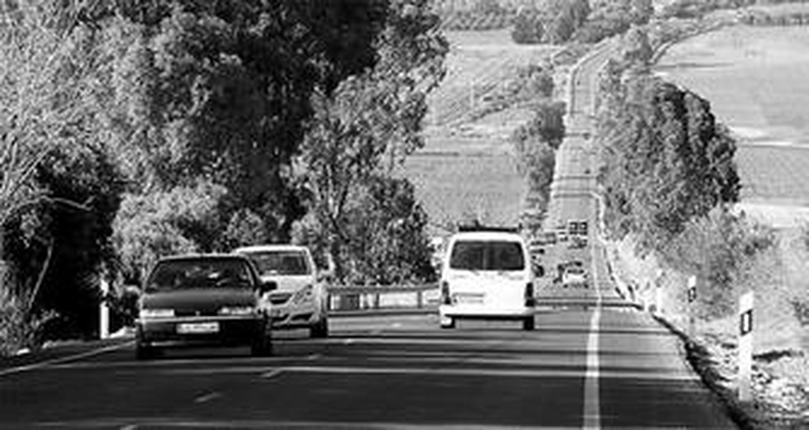 La tradicional recta de la carretera Arcos-Bornos será reconvertida en autovía.