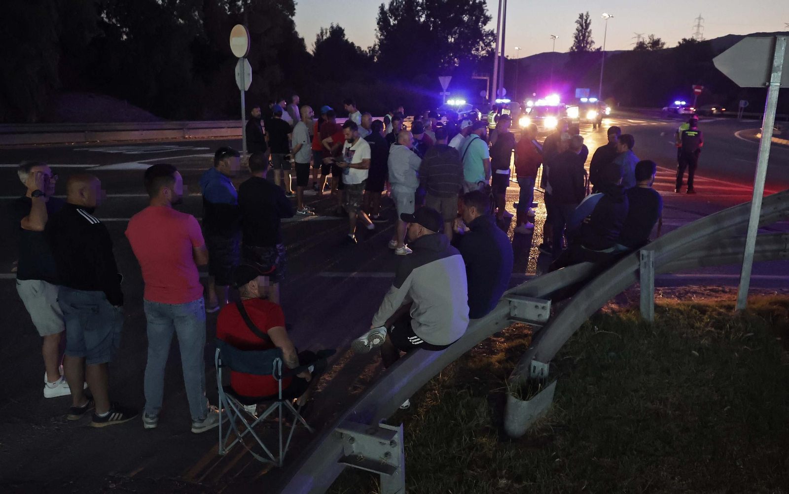 Fotos de la jornada del viernes de la huelga del metal en el Campo de Gibraltar