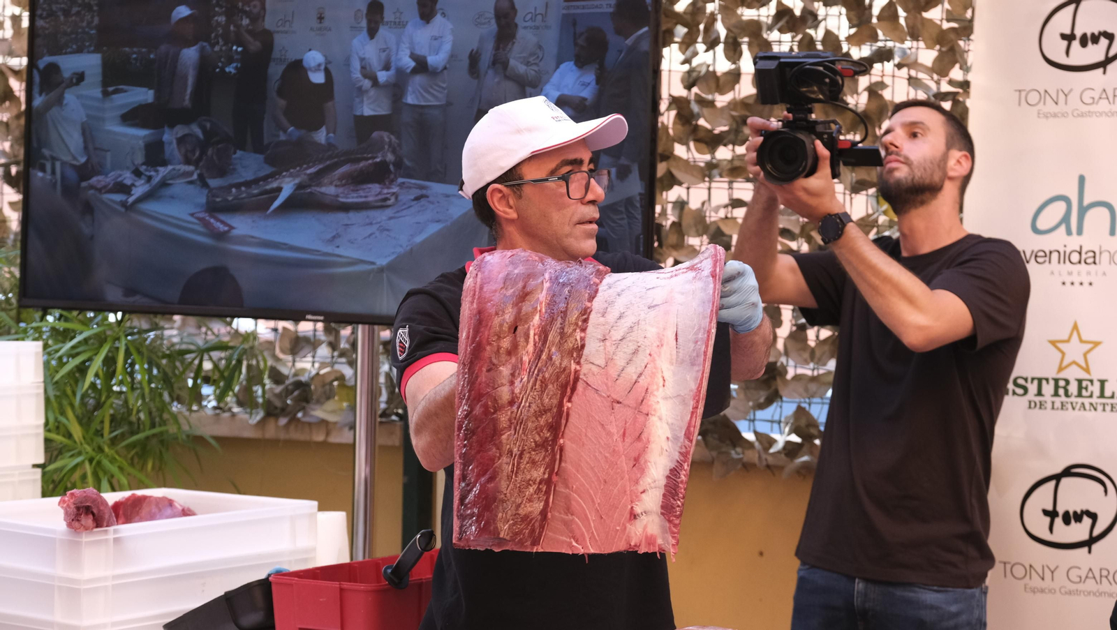 Jornadas del ronqueo del atún de almadraba en el Espacio Gastronómico Tony García, en Almería