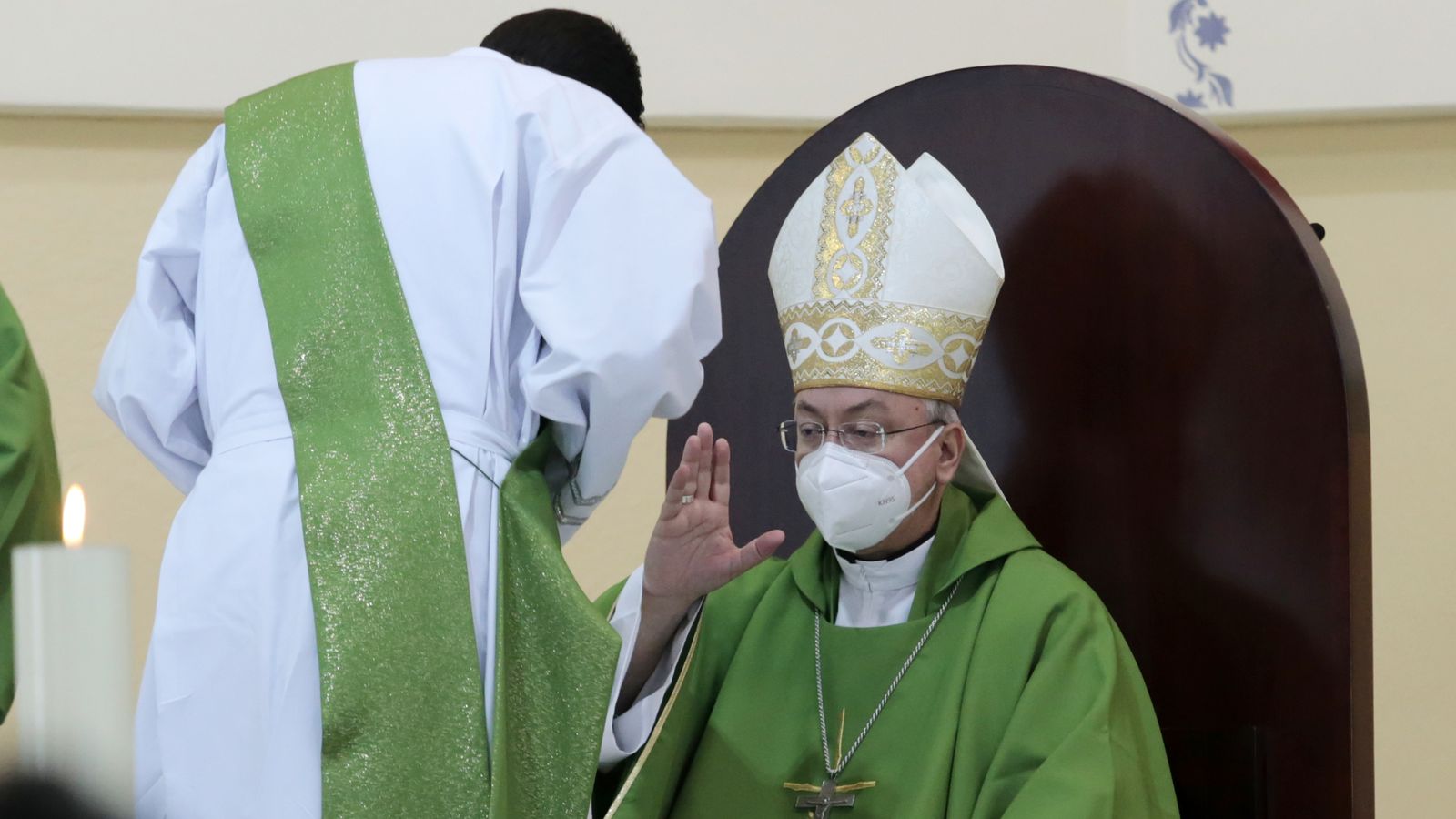 El obispo de Jerez visita San Rafael