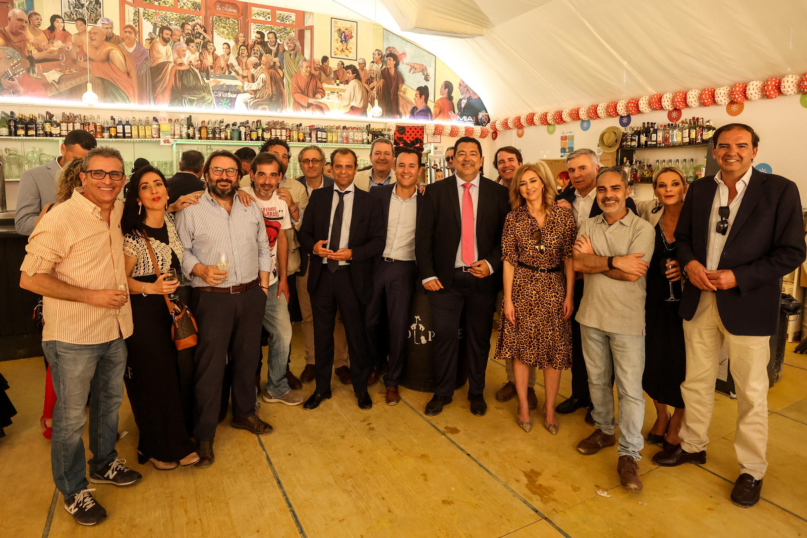 Imágenes de la caseta de Canal Sur en la Feria de Jerez