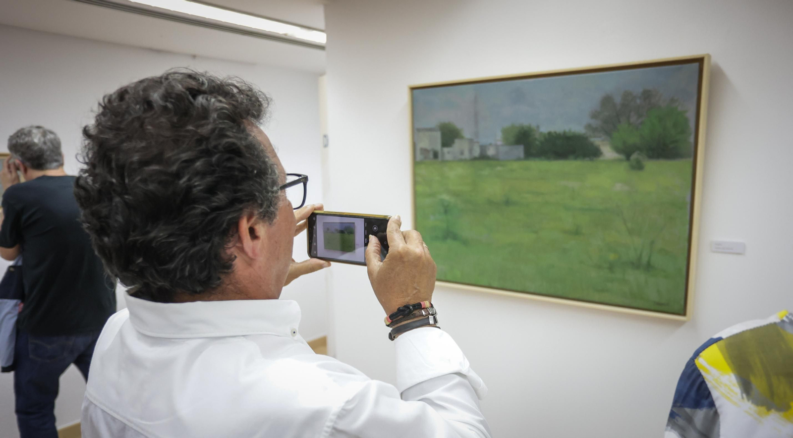Fotos de la inauguración de la exposición de Jaime Pandelet en la sala ArteAdiario