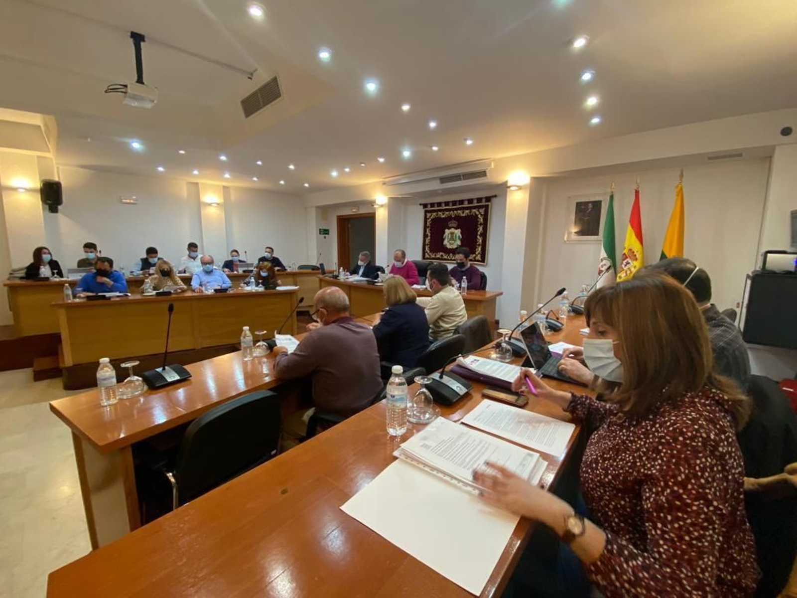 El Pleno celebrado este lunes en Los Barrios.